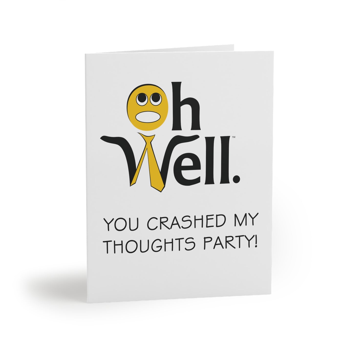 Thinking of You Greeting Cards Set - "You Crashed My Thoughts Party!"