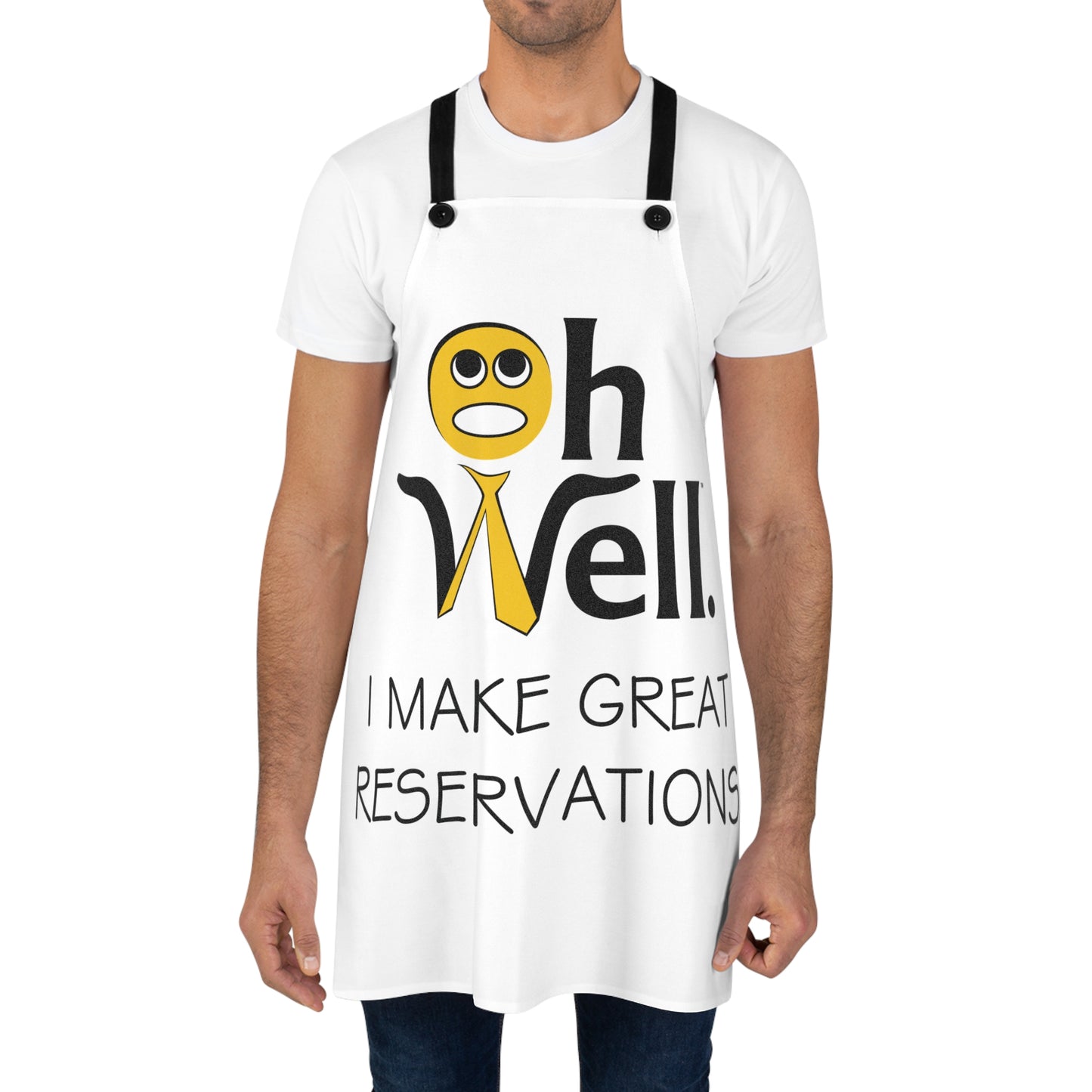 Oh Well Kitchen Apron - 'I Make Great Reservations' Cooking Apron
