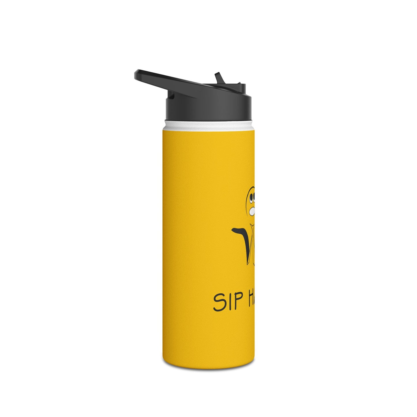 Oh Well Stainless Steel Water Bottle - "Sip Happens"